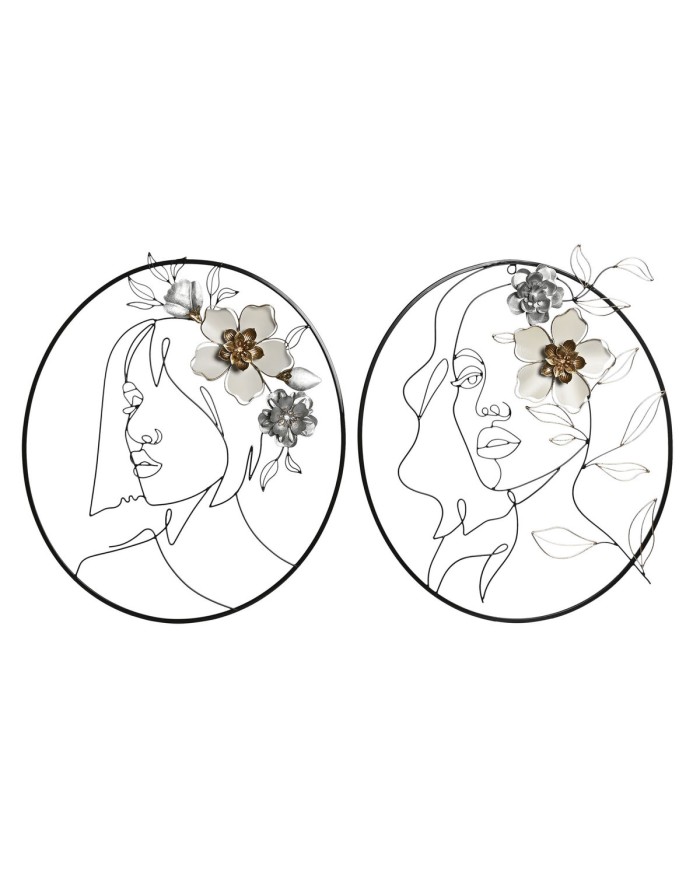 Decorazione da Parete Home ESPRIT Nero Città 53 x 4,5 x 60,5 cm (2 Unità) Decorazione da Parete Home ESPRIT Nero Città 53 x 4,5 x 60,5 cm (2 Unità)