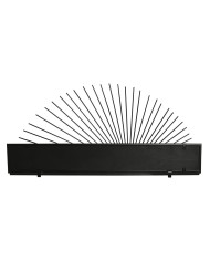 Scaffale Home ESPRIT Nero Naturale Metallo Legno MDF 58 x 10,5 x 28 cm Da muro Scaffale Home ESPRIT Nero Naturale Metallo Legno MDF 58 x 10,5 x 28 cm Da muro