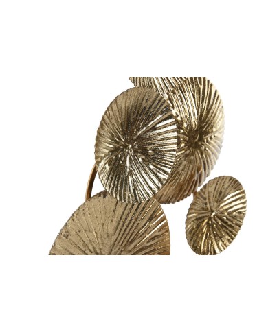 Statua Decorativa Home ESPRIT Dorato Cerchi 20 x 7,6 x 47 cm