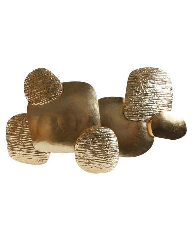 Decorazione da Parete Home ESPRIT Dorato Moderno 80 x 6,5 x 48 cm
