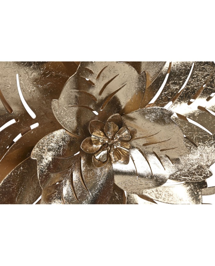 Decorazione da Parete Home ESPRIT Dorato Moderno Fiore 51 x 6 x 51 cm (2 Unità) Decorazione da Parete Home ESPRIT Dorato Moderno Fiore 51 x 6 x 51 cm (2 Unità)