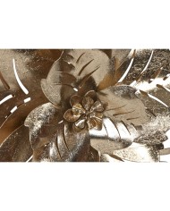Decorazione da Parete Home ESPRIT Dorato Moderno Fiore 51 x 6 x 51 cm (2 Unità) Decorazione da Parete Home ESPRIT Dorato Moderno Fiore 51 x 6 x 51 cm (2 Unità)