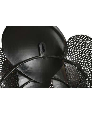 Decorazione da Parete Home ESPRIT Dorato Terracotta Moderno Fiore 51 x 6,5 x 51 cm