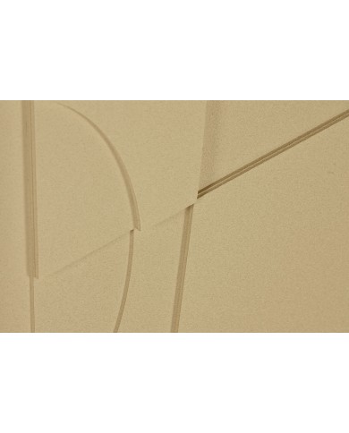 Quadro Home ESPRIT Senape Terracotta Astratto Città 55 x 4 x 75 cm (2 Unità)