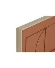 Quadro Home ESPRIT Senape Terracotta Astratto Città 55 x 4 x 75 cm (2 Unità)