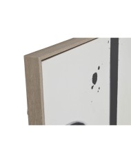 Set di 3 quadri Home ESPRIT Bianco Nero Moderno Città 180 x 4 x 120 cm (3 Pezzi)