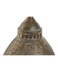 Set di Portacandele Home ESPRIT Dorato Metallo 23 x 23 x 34 cm