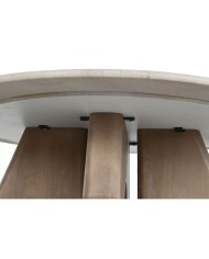 Tavolino da Caffè Home ESPRIT Marrone Beige 91 x 91 x 40 cm Tavolino da Caffè Home ESPRIT Marrone Beige 91 x 91 x 40 cm