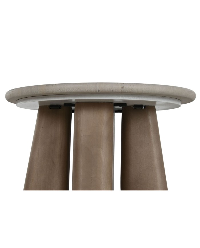 Tavolo aggiuntivo Home ESPRIT Legno Marmo 40 x 40 x 51 cm Tavolo aggiuntivo Home ESPRIT Legno Marmo 40 x 40 x 51 cm