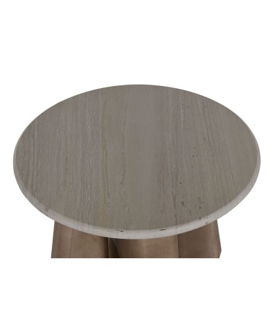 Tavolo aggiuntivo Home ESPRIT Legno Marmo 40 x 40 x 51 cm