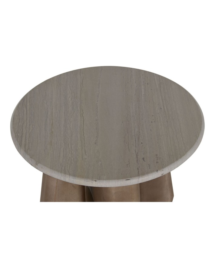 Tavolo aggiuntivo Home ESPRIT Legno Marmo 40 x 40 x 51 cm Tavolo aggiuntivo Home ESPRIT Legno Marmo 40 x 40 x 51 cm