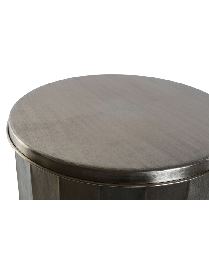 Set di 2 tavoli Home ESPRIT Dorato Metallo 42 x 42 x 52 cm