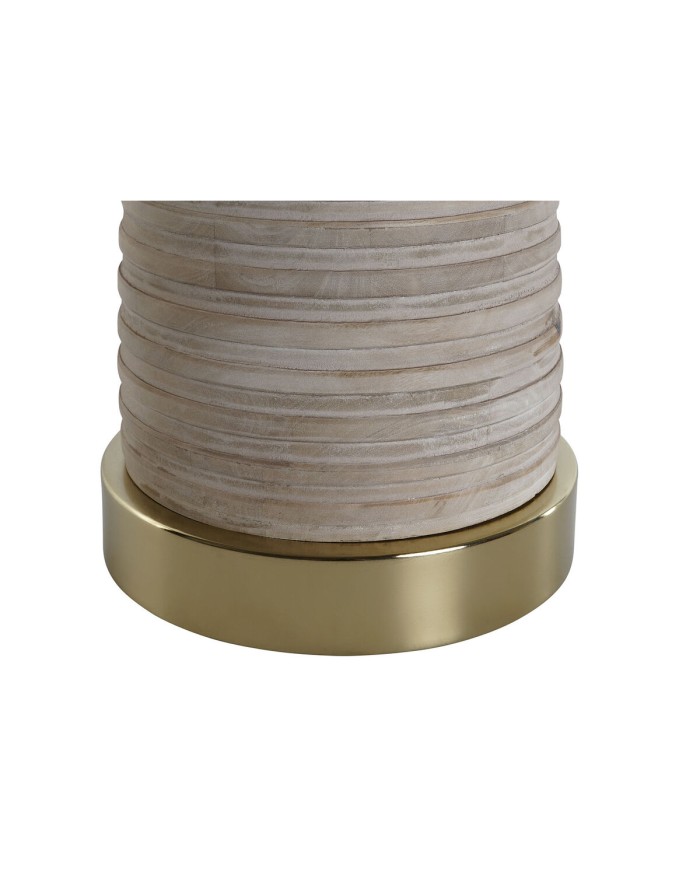 Tavolo aggiuntivo Home ESPRIT Dorato Naturale Legno Metallo 41 x 41 x 53 cm Tavolo aggiuntivo Home ESPRIT Dorato Naturale Legno Metallo 41 x 41 x 53 cm