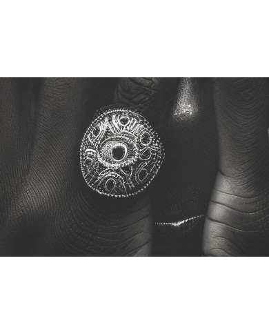 Quadro Home ESPRIT Nero Beige Coloniale Africano 103 x 4,5 x 143 cm (2 Unità)