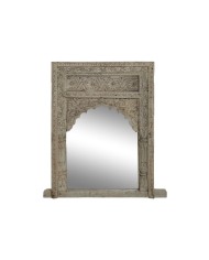 Specchio da parete Home ESPRIT Naturale Bali 120 x 8 x 120 cm