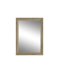 Specchio da parete Home ESPRIT Dorato Arabo 81 x 3,5 x 81 cm