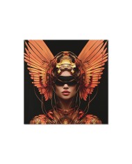 Quadro Home ESPRIT Rosa Stampato 120 x 4 x 120 cm