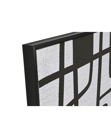 Quadro Home ESPRIT Bianco Nero Moderno 103 x 4,5 x 143 cm (2 Unità)