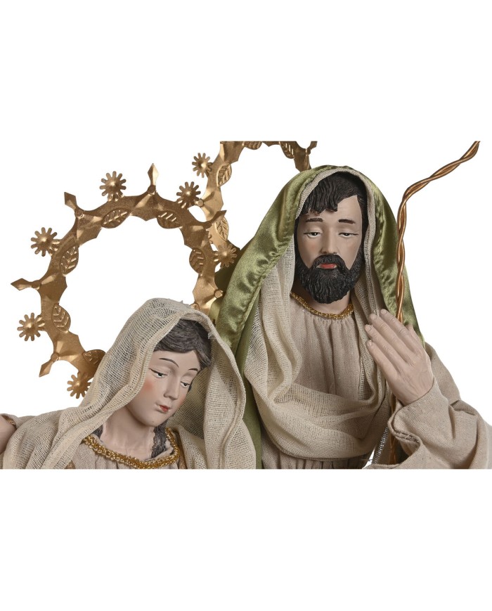 Presepe di Natale Home ESPRIT Verde Beige 48 x 28 x 90 cm