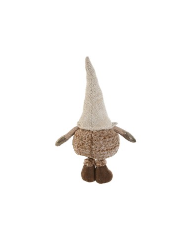 Decorazione Natalizia Home ESPRIT Marrone Beige Gnomo 30 x 18 x 65 cm (2 Unità)