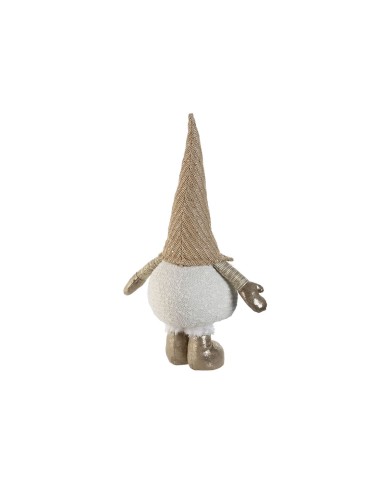 Decorazione Natalizia Home ESPRIT Bianco Beige Gnomo 30 x 20 x 58 cm (2 Unità)