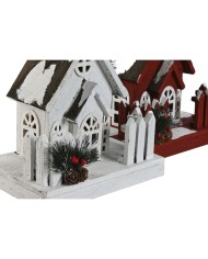 Decorazione Natalizia Home ESPRIT Bianco Rosso 27 x 18 x 56 cm (2 Unità) Decorazione Natalizia Home ESPRIT Bianco Rosso 27 x 18 x 56 cm (2 Unità)