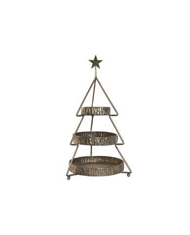Portafrutta Home ESPRIT Dorato Metallo 43 x 43 x 79 cm Albero di Natale Portafrutta Home ESPRIT Dorato Metallo 43 x 43 x 79 cm Albero di Natale