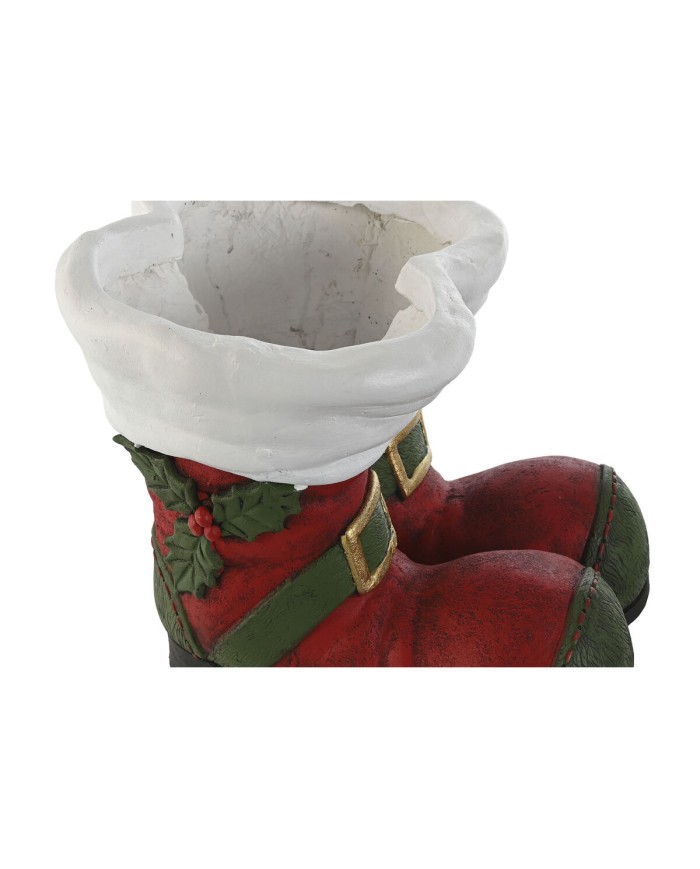 Vaso Home ESPRIT Bianco Rosso Verde Magnesio Babbo Natale 30 x 35 x 30 cm Natale Vaso Home ESPRIT Bianco Rosso Verde Magnesio Babbo Natale 30 x 35 x 30 cm Natale