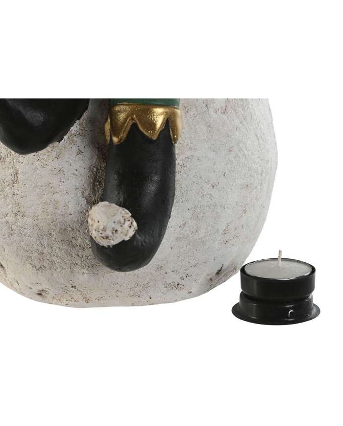 Decorazione Natalizia Home ESPRIT Bianco Nero Rosso Verde Elfo 26 x 26 x 42 cm