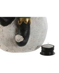 Decorazione Natalizia Home ESPRIT Bianco Nero Rosso Verde Elfo 26 x 26 x 42 cm