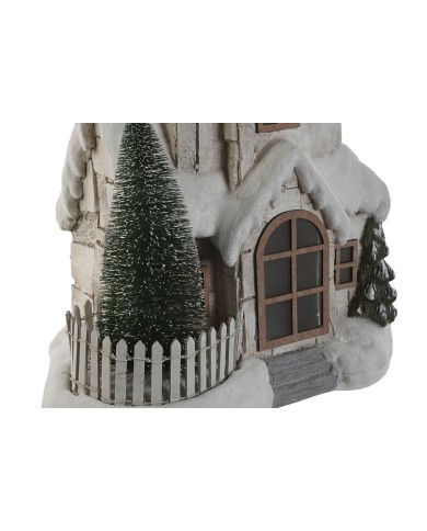 Decorazione luminosa Home ESPRIT Bianco Verde Naturale Casa 35 x 20 x 51 cm