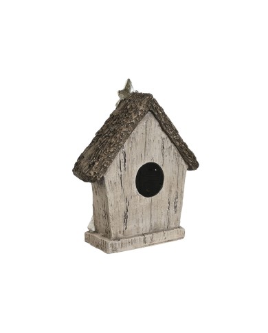 Presepe di Natale Home ESPRIT Verde Grigio Magnesio 27,5 x 10,5 x 34,5 cm (2 Unità)