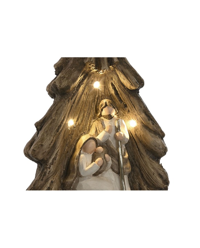 Presepe di Natale Home ESPRIT Verde Grigio Magnesio 23 x 13,5 x 45 cm (2 Unità)