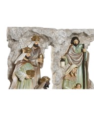 Presepe di Natale Home ESPRIT Multicolore Resina 19,5 x 11 x 31,5 cm (2 Unità)