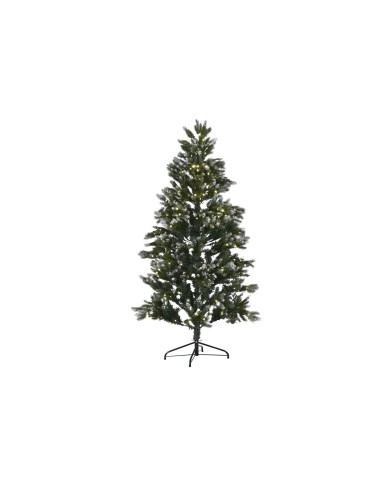 Albero di Natale Home ESPRIT Verde Metallo Polietilene Nevoso 120 x 120 x 180 cm