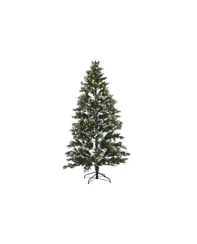 Albero di Natale Home ESPRIT Verde Metallo Polietilene Nevoso 130 x 130 x 210 cm