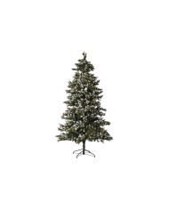Albero di Natale Home ESPRIT Bianco Polietilene Nevoso 120 x 120 x 210 cm Albero di Natale Home ESPRIT Bianco Polietilene Nevoso 120 x 120 x 210 cm