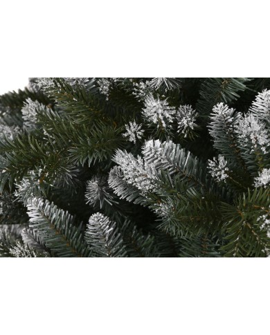 Albero di Natale Home ESPRIT Verde Metallo Polietilene Nevoso 140 x 140 x 240 cm