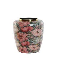 Vaso Home ESPRIT Multicolore Rosa Metallo 33 x 33 x 35 cm Vaso Home ESPRIT Multicolore Rosa Metallo 33 x 33 x 35 cm