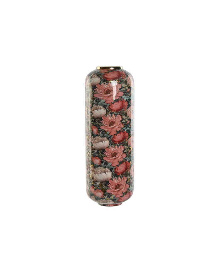 Vaso Home ESPRIT Multicolore Rosa Metallo 25 x 25 x 69,3 cm Vaso Home ESPRIT Multicolore Rosa Metallo 25 x 25 x 69,3 cm