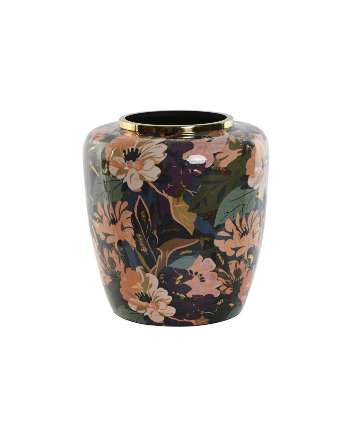 Vaso Home ESPRIT Multicolore Metallo 33 x 33 x 35 cm Vaso Home ESPRIT Multicolore Metallo 33 x 33 x 35 cm