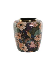 Vaso Home ESPRIT Verde Dorato Metallo 25 x 25 x 69 cm Vaso Home ESPRIT Verde Dorato Metallo 25 x 25 x 69 cm