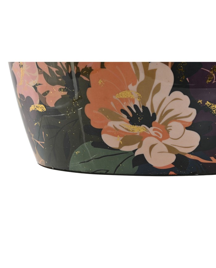 Vaso Home ESPRIT Multicolore Metallo 33 x 33 x 35 cm Vaso Home ESPRIT Multicolore Metallo 33 x 33 x 35 cm