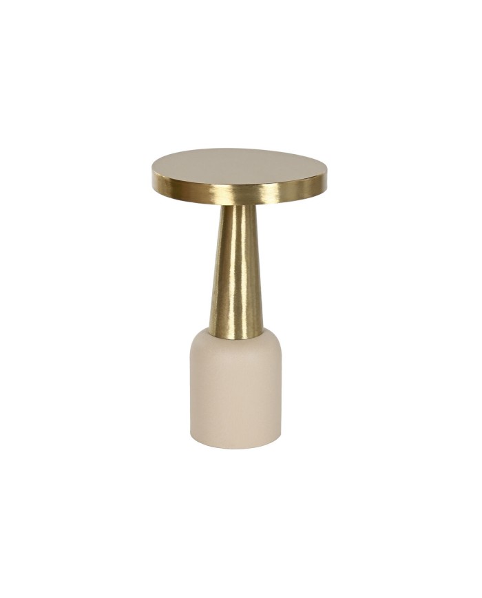 Tavolo aggiuntivo Home ESPRIT Crema Dorato 40,5 x 40,5 x 65 cm Tavolo aggiuntivo Home ESPRIT Crema Dorato 40,5 x 40,5 x 65 cm