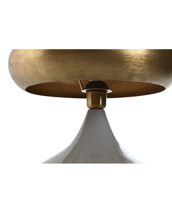 Lampada da tavolo Home ESPRIT Grigio Dorato Metallo 4 W 220 V 36 x 36 x 37,5 cm Lampada da tavolo Home ESPRIT Grigio Dorato Metallo 4 W 220 V 36 x 36 x 37,5 cm