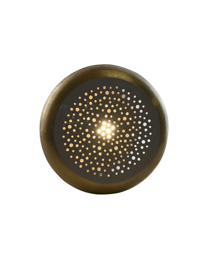 Lampada da tavolo Home ESPRIT Grigio Dorato Metallo 4 W 220 V 36 x 36 x 37,5 cm Lampada da tavolo Home ESPRIT Grigio Dorato Metallo 4 W 220 V 36 x 36 x 37,5 cm