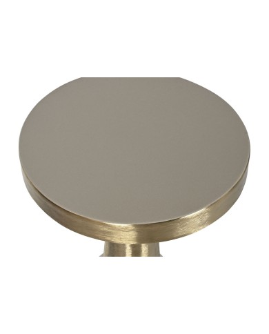 Tavolo aggiuntivo Home ESPRIT Crema Dorato 40,5 x 40,5 x 65 cm