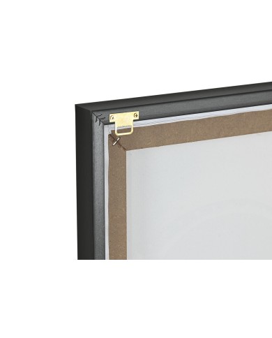 Quadro Home ESPRIT Nero Lilla chica Laccato 60 x 3,5 x 80 cm (2 Unità)