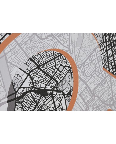 Quadro Home ESPRIT Bianco Nero Loft 60 x 3 x 80 cm (2 Unità)