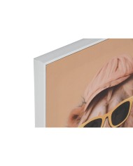 Quadro Home ESPRIT Giallo Azzurro Moderno animali 50 x 3 x 70 cm (3 Unità)